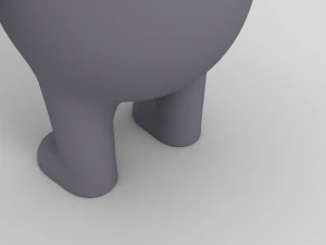 rigged cartoon koala 3D Model