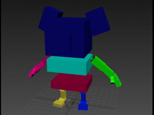 rigged cartoon koala 3D मॉडल