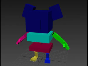 rigged cartoon koala 3D Model