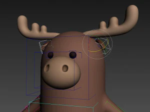 Alci del fumetto truccate 3d Modello 3D