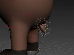 3d rigged cartoon moose 3D मॉडल