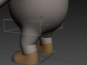 rigged cartoon ram model 3D Model