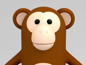 3d monkey character 3D Model