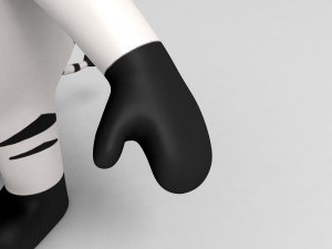 zebra character 3D मॉडल