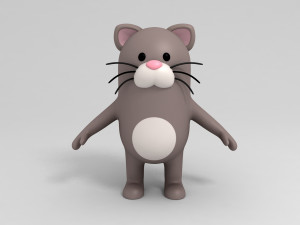 cat character model Modelo 3D