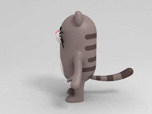 cat character model 3D मॉडल