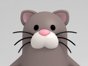 cat character model 3D मॉडल