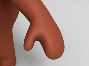3d bear character Modello 3D