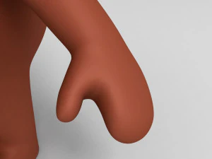 3d bear character 3D Model