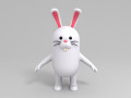 3d rabbit character Model 3D