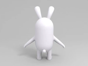 3d rabbit character 3D Model