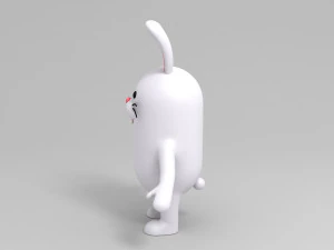 3d rabbit character 3D Model