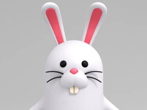 3d rabbit character 3D Model