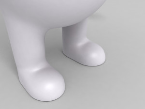3d rabbit character Modello 3D