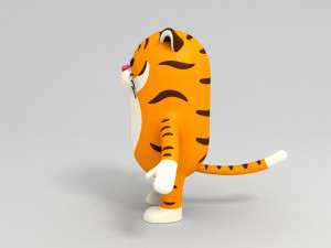 tiger character 3d 3D मॉडल