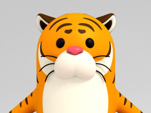 tiger character 3d 3D मॉडल