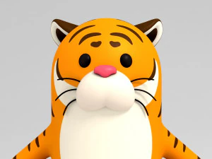 tiger character 3d 3D Model