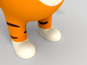 tiger character 3d 3D मॉडल