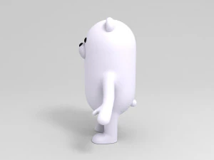 polar bear character 3D Model