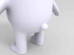 polar bear character 3D Model