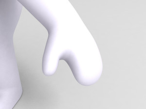 polar bear character 3D मॉडल