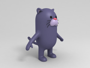 panther character 3d 3D Model