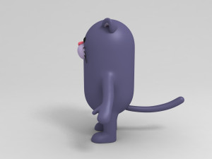 panther character 3d 3D Model