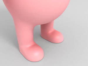 pig character model 3D 模型