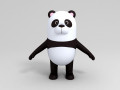 3d panda character model Model 3D