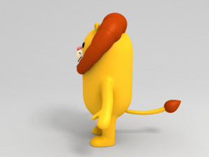 lion character 3D Model