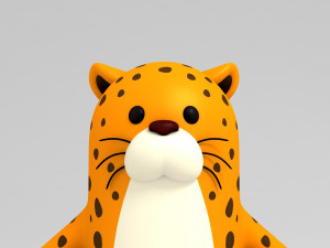 leopard character 3D मॉडल