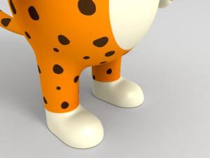 leopard character 3D मॉडल