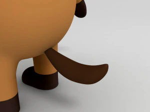 3d horse character 3D Model