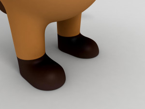3d horse character 3D Model