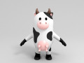 3d cow character model Model 3D