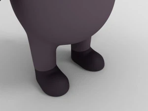 cartoon buffalo 3D Model