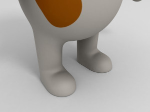 cartoon dog 3D मॉडल