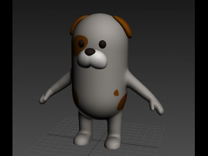cartoon dog 3D मॉडल