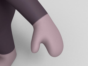 cartoon gorilla 3D मॉडल