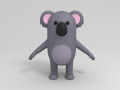 3d cartoon koala model Model 3D