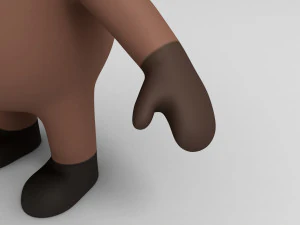 alce dei cartoni animati Modello 3D