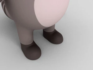 cartoon raccoon 3d 3D Model