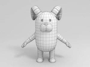 3d cartoon ram 3D Model