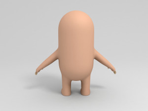 cartoon sloth 3D मॉडल