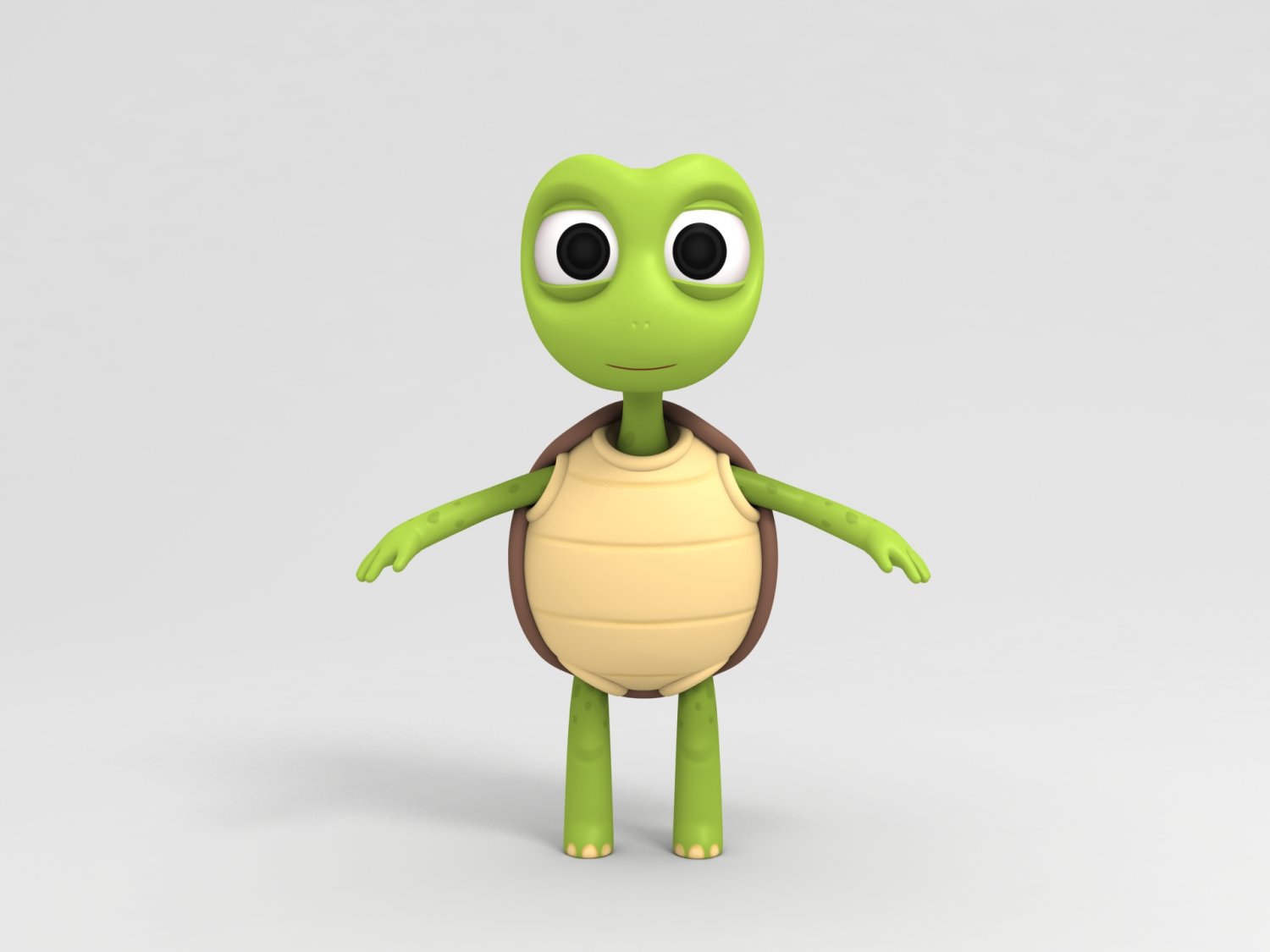 Cartoon Turtle 3d Model In Turtle 3dexport