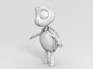 cartoon turtle 3D Model