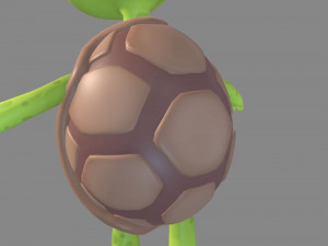 cartoon turtle 3D Model