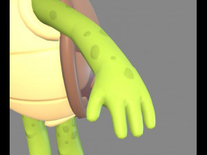 cartoon turtle 3D Model