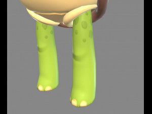 cartoon turtle 3D Model