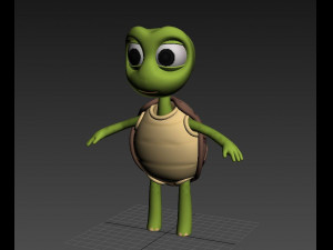 cartoon turtle 3D Model